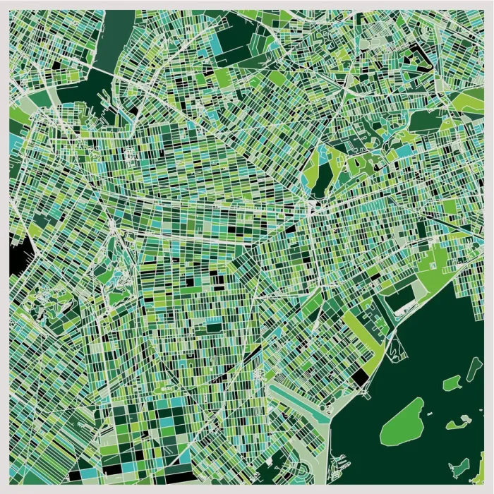 Framed Print : art map of New York city, Illustration background Framed Print : art map of New York city, Illustration background