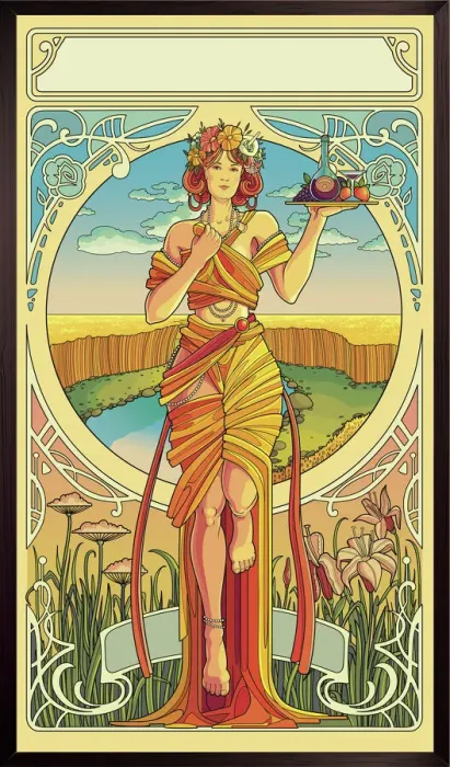 Framed Print : Art Nouveau, 1256678613 Framed Print : Art Nouveau, 1256678613