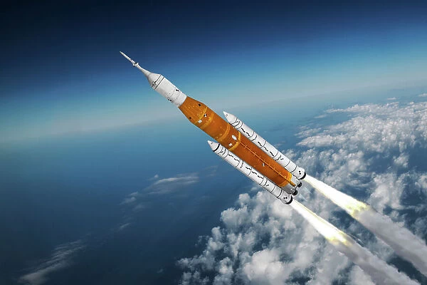 Artemis 1 Space Launch System (SLS) Rocket Launch