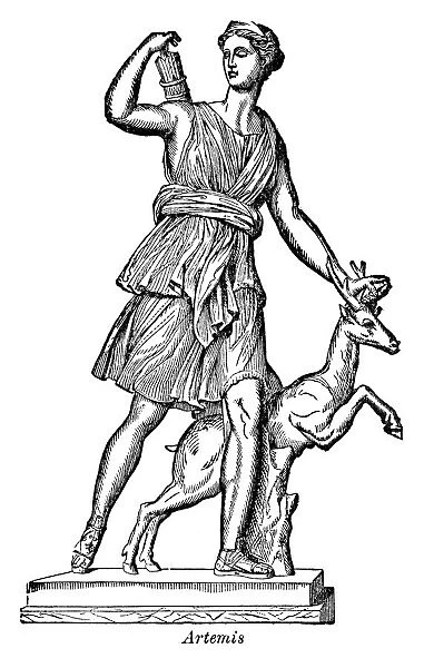 Artemis - Scanned 1882 Engraving