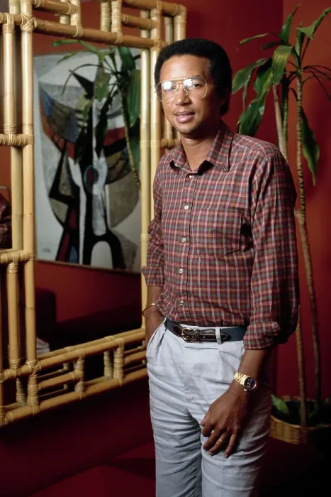 Framed Print : Arthur Ashe, American Tennis Player