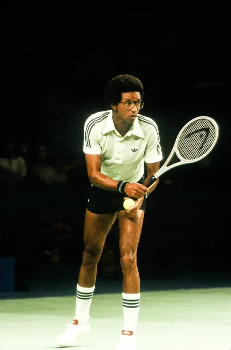 Framed Print : Arthur Ashe Playing Tennis Framed Print : Arthur Ashe Playing Tennis