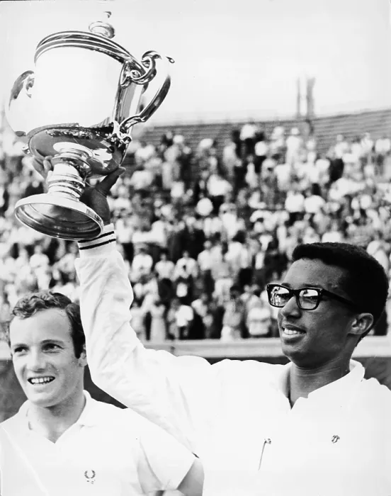 Framed Print : Arthur Ashe Wins The First US Open