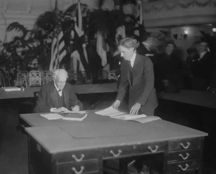 Framed Print : Arthur Balfour at Desk Framed Print : Arthur Balfour at Desk