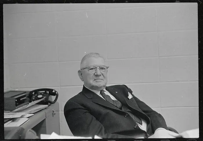 Framed Print : Arthur Fleming Relaxing in Chair Framed Print : Arthur Fleming Relaxing in Chair