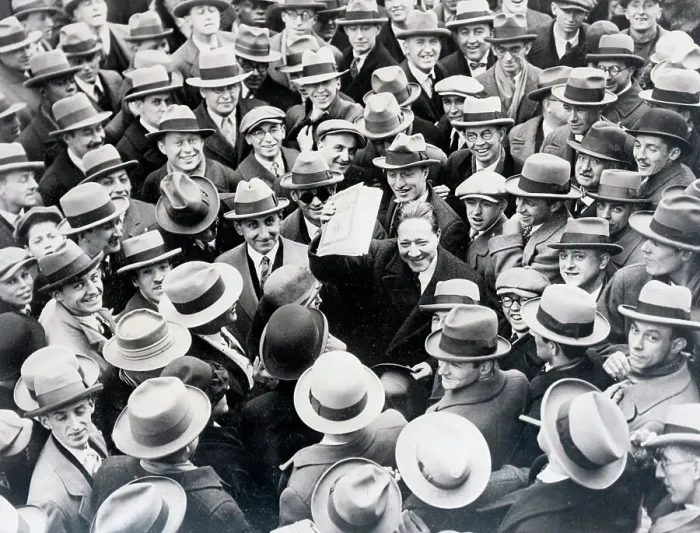 Framed Print : Arthur Garfield Hays Selling Banned Magazine