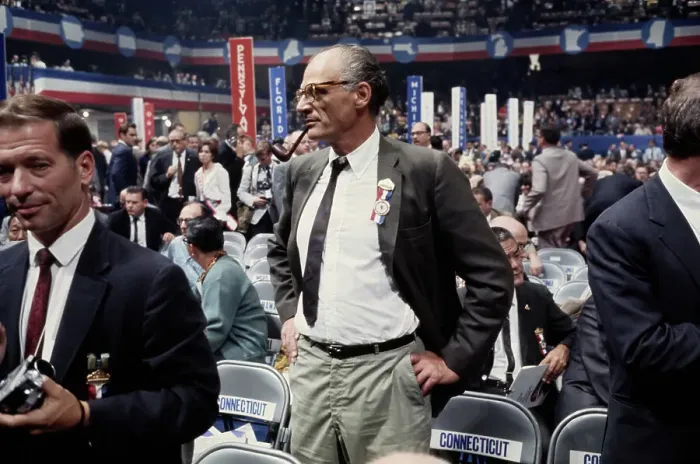 Framed Print : Arthur Miller At Democratic National Convention Framed Print : Arthur Miller At Democratic National Convention
