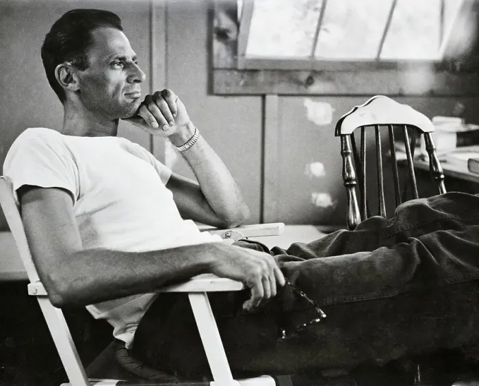 Framed Print : Arthur Miller Sitting at Home Framed Print : Arthur Miller Sitting at Home