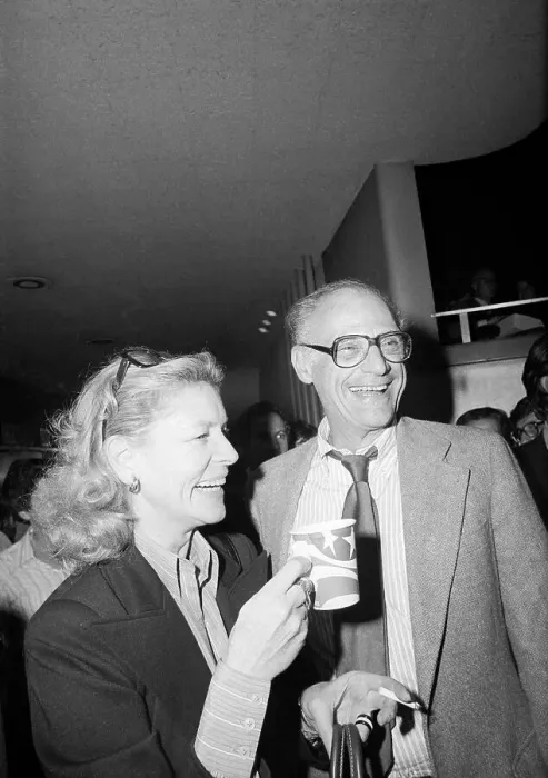 Framed Print : Arthur Miller Speaking with Lauren Bacall Framed Print : Arthur Miller Speaking with Lauren Bacall