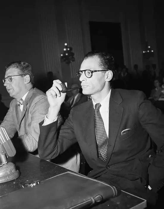 Framed Print : Arthur Miller Testifying Before House Subcommittee Framed Print : Arthur Miller Testifying Before House Subcommittee