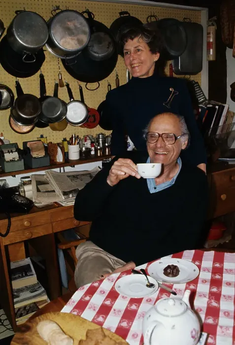 Framed Print : Arthur Miller and Wife Framed Print : Arthur Miller and Wife