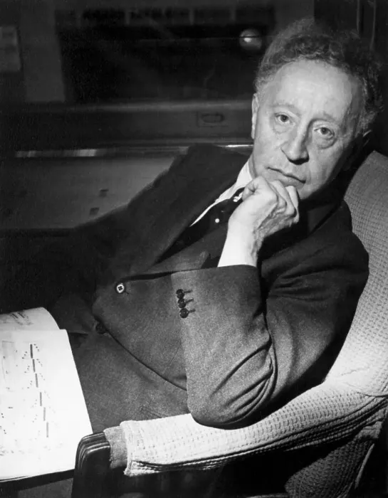 Framed Print : Arthur Rubinstein Seated With Chin / Hand Framed Print : Arthur Rubinstein Seated With Chin / Hand