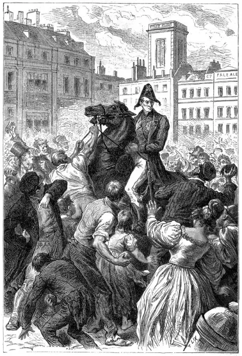 Framed Print : Arthur Wellesley, 1st Duke of Wellington and crowd Framed Print : Arthur Wellesley, 1st Duke of Wellington and crowd