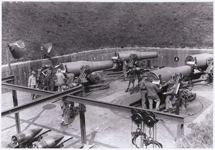Framed Print : Artillery in Training Before World War I Framed Print : Artillery in Training Before World War I