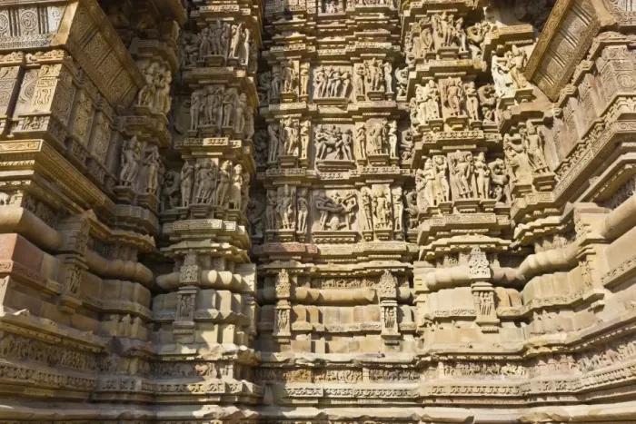 Framed Print : Artistic sculptures of Kandariya Mahadeva Temple, Khajuraho, Chhatarpur District, Madhya Pradesh, India Framed Print : Artistic sculptures of Kandariya Mahadeva Temple, Khajuraho, Chhatarpur District, Madhya Pradesh, India