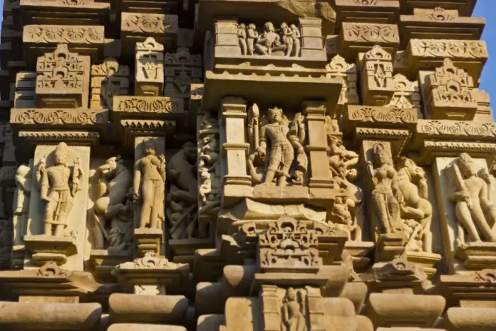Framed Print : Artistic sculptures of Khajuraho Temples, Chhatarpur District, Madhya Pradesh, India Framed Print : Artistic sculptures of Khajuraho Temples, Chhatarpur District, Madhya Pradesh, India
