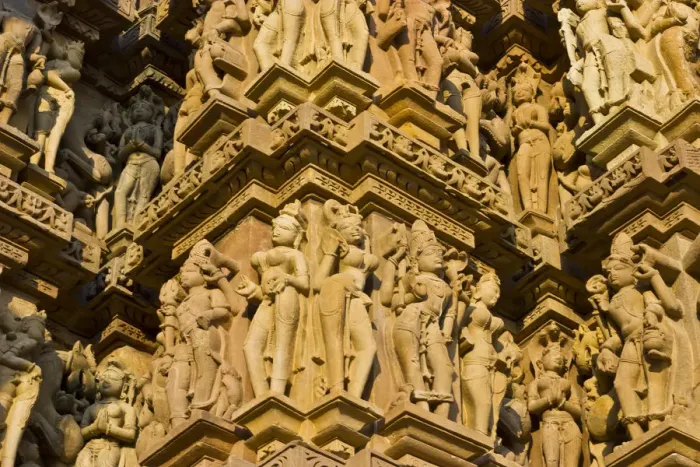 Framed Print : Artistic sculptures of Khajuraho Temples, Chhatarpur District, Madhya Pradesh, India Framed Print : Artistic sculptures of Khajuraho Temples, Chhatarpur District, Madhya Pradesh, India