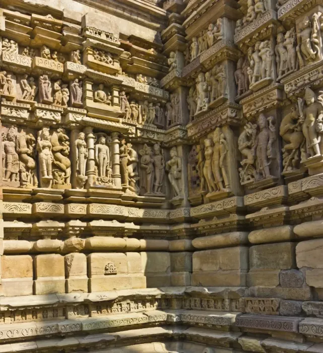 Framed Print : Artistic sculptures of Parshvanatha Temple, Khajuraho, Chhatarpur District, Madhya Pradesh, India Framed Print : Artistic sculptures of Parshvanatha Temple, Khajuraho, Chhatarpur District, Madhya Pradesh, India