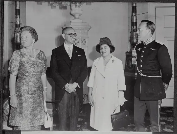 Framed Print : Arturo Frondizi Visiting Dutch Royalty Framed Print : Arturo Frondizi Visiting Dutch Royalty
