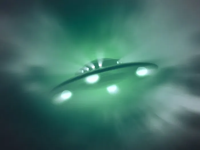 Framed Print : Artwork of unidentified flying object Framed Print : Artwork of unidentified flying object