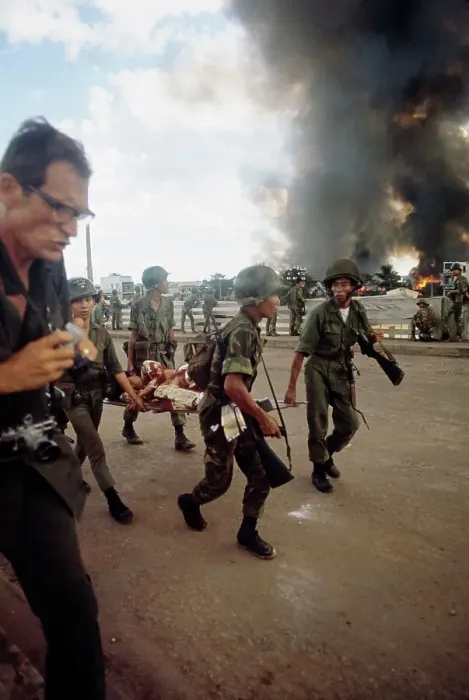 Framed Print : ARVN Soldiers Carrying Stretcher Framed Print : ARVN Soldiers Carrying Stretcher