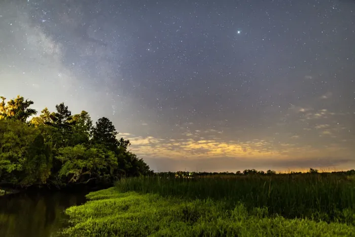 Framed Print : Ashley River Milky Way Framed Print : Ashley River Milky Way