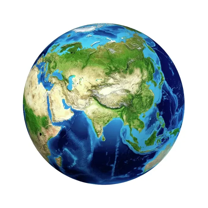 Framed Print : Asia, artwork Framed Print : Asia, artwork