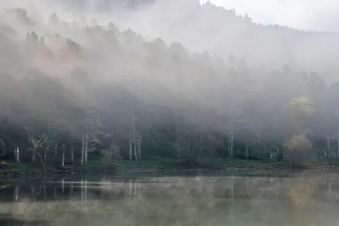Framed Print : asia, atmospheric, black sea region, bolu, clouds, color image, colour image, dawn