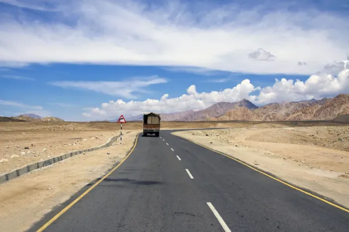 Framed Print : asia, clouds, color image, colour, day, desert road, driving, horizon over land, horizontal Framed Print : asia, clouds, color image, colour, day, desert road, driving, horizon over land, horizontal