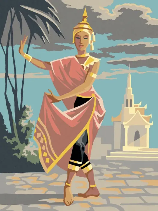 Framed Print : Asian Woman in Costume Framed Print : Asian Woman in Costume