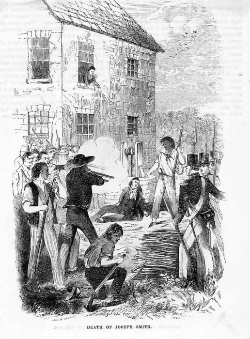 Framed Print : Assassination Of Joseph Smith Mob Rifles Framed Print : Assassination Of Joseph Smith Mob Rifles
