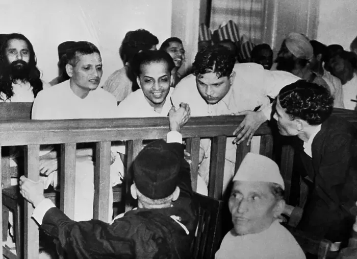 Framed Print : Assassins of Mahatma Gandhi in Trial Framed Print : Assassins of Mahatma Gandhi in Trial
