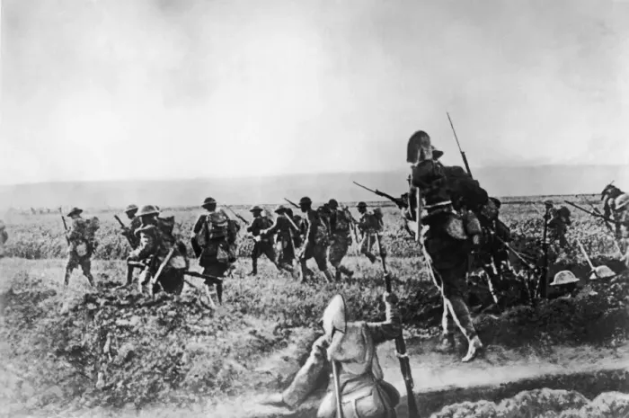 Framed Print : Assault On Cantigny Framed Print : Assault On Cantigny