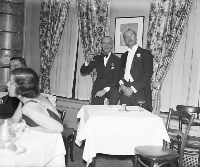 Framed Print : Astaire And Ogden Stewart Throw Party Framed Print : Astaire And Ogden Stewart Throw Party