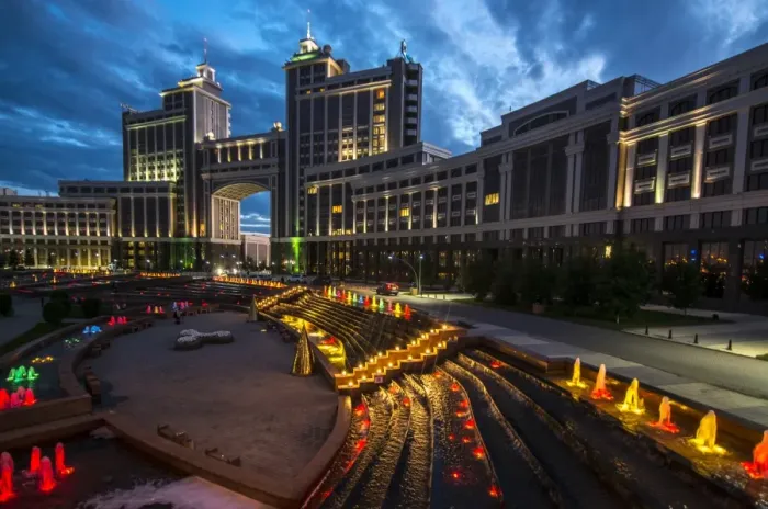 Framed Print : Astana at Night Framed Print : Astana at Night