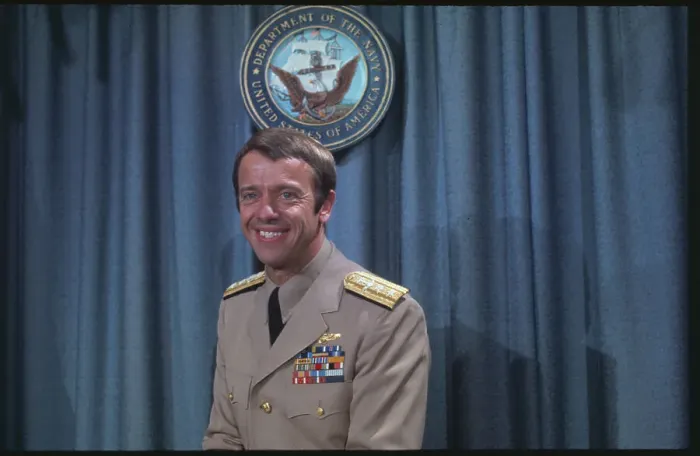 Framed Print : Astronaut Alan Shepard Smiling Framed Print : Astronaut Alan Shepard Smiling