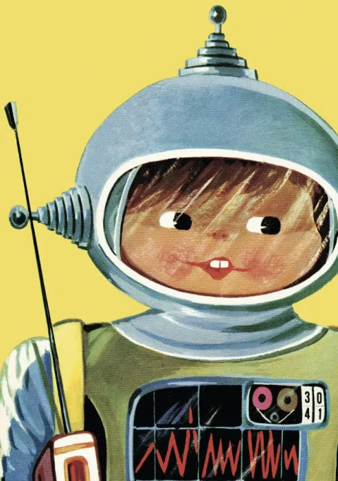 Framed Print : Astronaut Boy