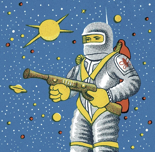 Astronaut with a Gun