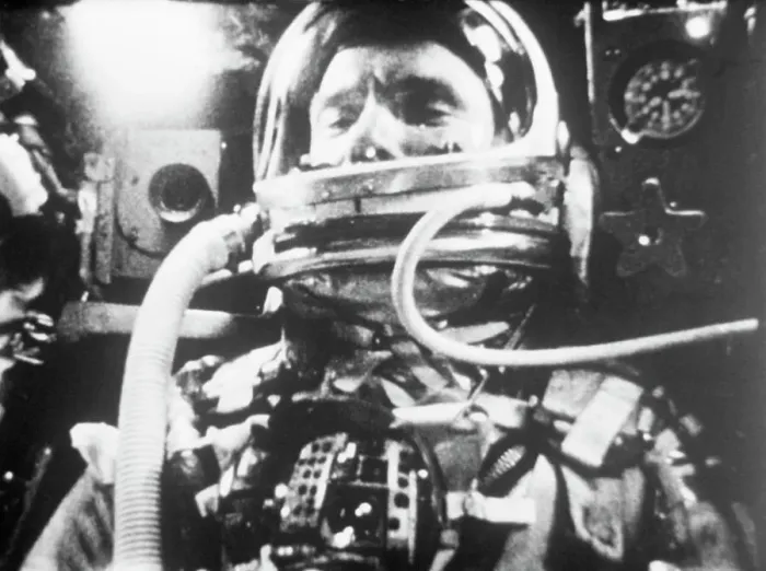 Framed Print : Astronaut John Glenn in Friendship 7 Framed Print : Astronaut John Glenn in Friendship 7
