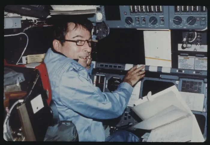 Framed Print : Astronaut John Young