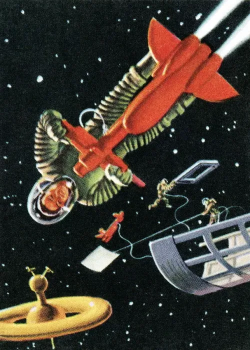 Framed Print : Astronaut Traveling in Space Framed Print : Astronaut Traveling in Space