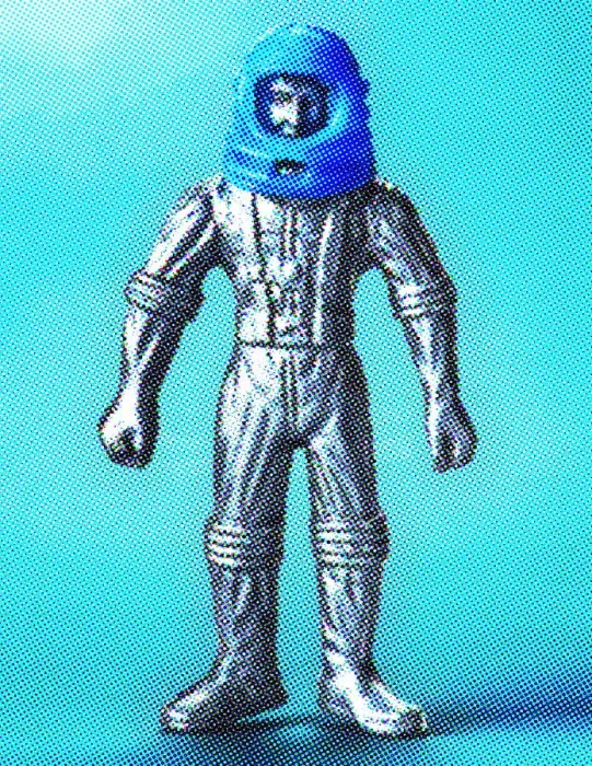 Framed Print : Astronaut Wearing Blue Helmet Framed Print : Astronaut Wearing Blue Helmet