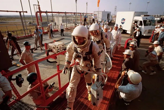 Framed Print : Astronauts Heading to Their Space Capsule Framed Print : Astronauts Heading to Their Space Capsule