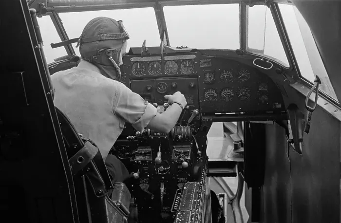 Framed Print : ATA Pilot In Hudson Framed Print : ATA Pilot In Hudson