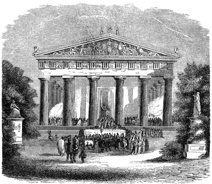 Framed Print : Athene temple in Regina Framed Print : Athene temple in Regina