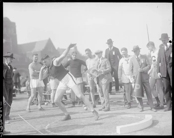 Framed Print : Athlete Competing in the Shot Put Framed Print : Athlete Competing in the Shot Put