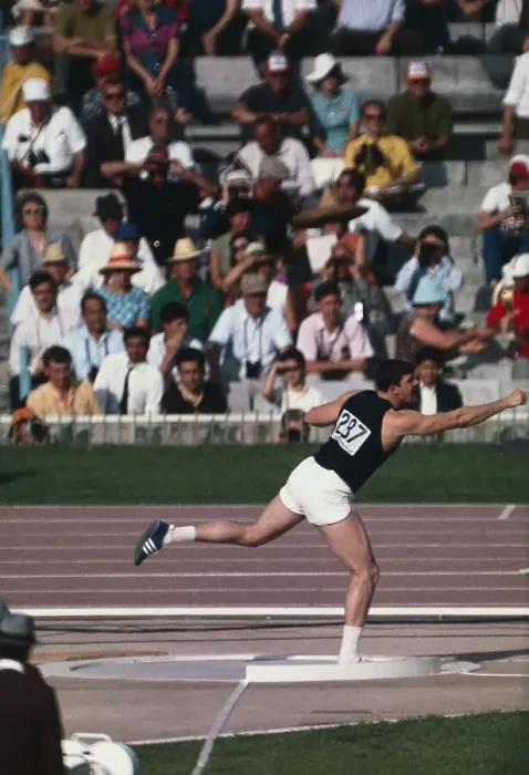 Framed Print : Athlete Tossing the Shot Put Framed Print : Athlete Tossing the Shot Put