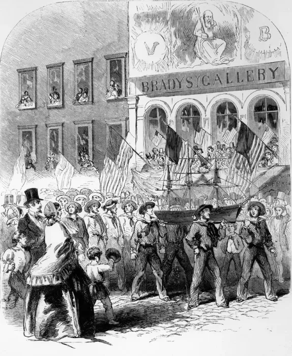 Framed Print : Atlantic Cable Celebrations Framed Print : Atlantic Cable Celebrations