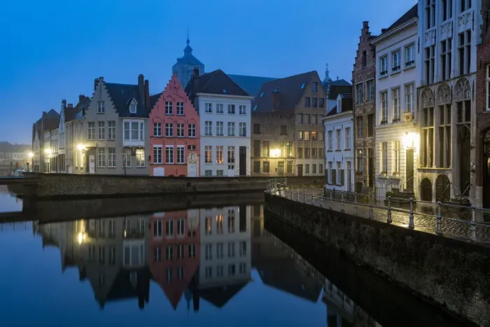 Framed Print : Atmospheric Bruges