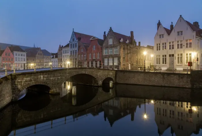 Framed Print : Atmospheric Bruges Framed Print : Atmospheric Bruges